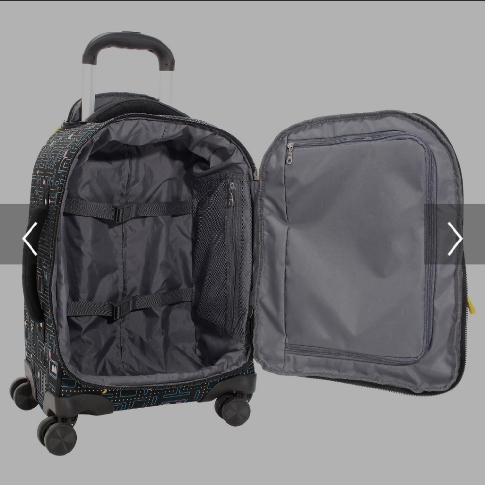 PAC-MAN Jet-set Reycycled Carry-on Luggage Suitcase - Picture 3 of 5